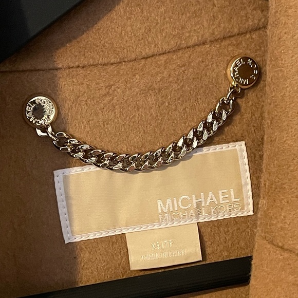 Michael Kors dark camel full length vest coat - Picture 8 of 14